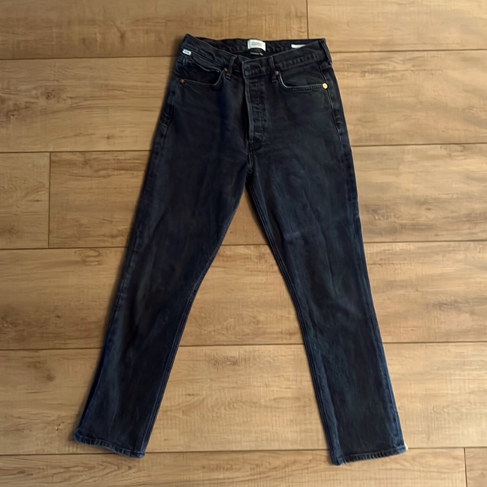 Citizens of Humanity black denim, size 27